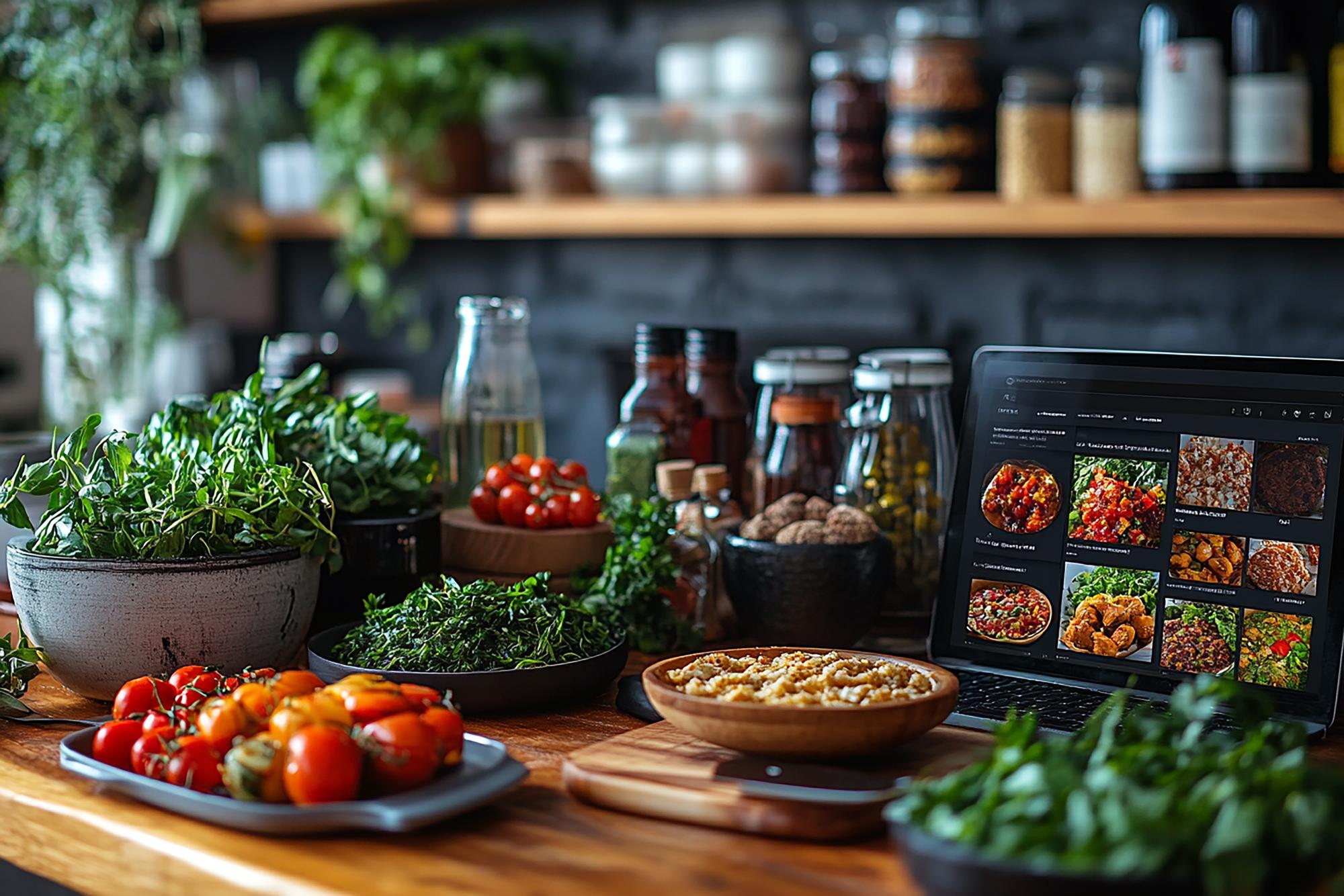 Ingredienti selezionati in studio